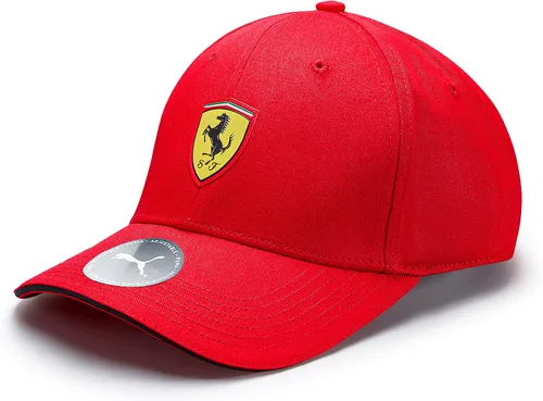 Vista 2 de Scuderia Ferrari - Sombrero Clásico - Unisex Embroidered logo, Scudetto shield logo on crown, Contrast sandwich peak, Rear strap with metal clasp