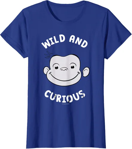 Vista 56 de Curious George Camiseta Big Face Wild and Curious Negro