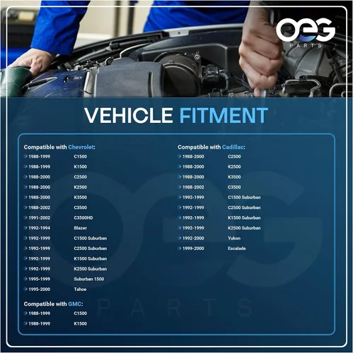 Vista 4 de OEG Parts Elevalunas nuevo Elevalunas delantero lado del conductor izquierdo izquierdo izquierdo compatible con Cadillac 1988-2002, Chevrolet, GMC