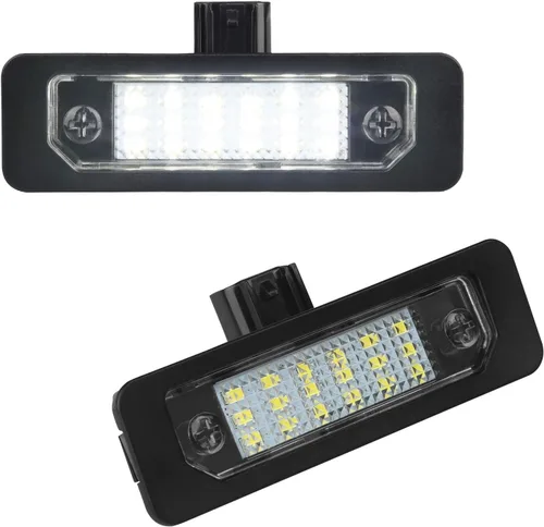 Vista 8 de Conjunto de Lámparas LED para Matrícula Compatible con Mustang Fusion Taurus Flex Focus Lincoln MKS MKT MKX MKZ Mercury Sable Milan 6000K Blanco