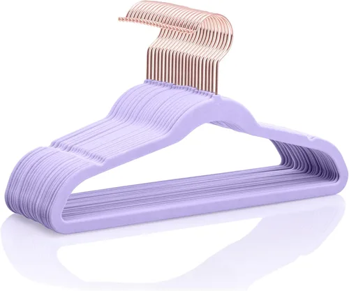 Vista 23 de MIZGI Perchas de terciopelo para bebé, perchas antideslizantes para niños y niños pequeños, perchas de 11.8 pulgadas para ropa de bebé, paquete