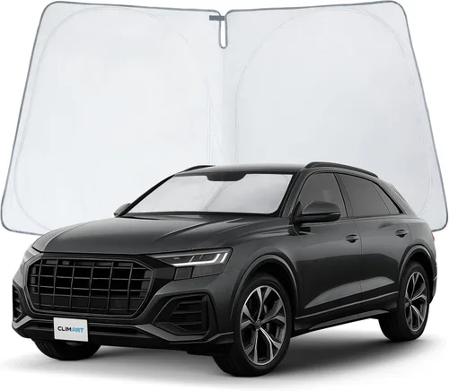 Vista 24 de CLIM ART Parasol para parabrisas para BMW X3 2018-2024, parasol plegable de ajuste personalizado, protector solar del vehículo, cubierta