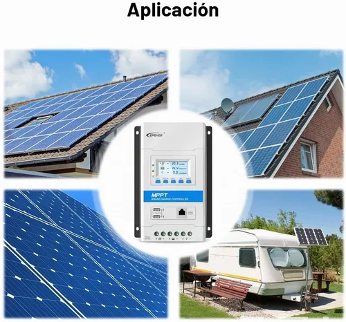 Vista 9 de EPEVER 30A MPPT Controlador de carga solar 12V/24V Trabajo automático Max PV 100V Diseño modular Paneles solares MPPT Regulador con pantalla LED
