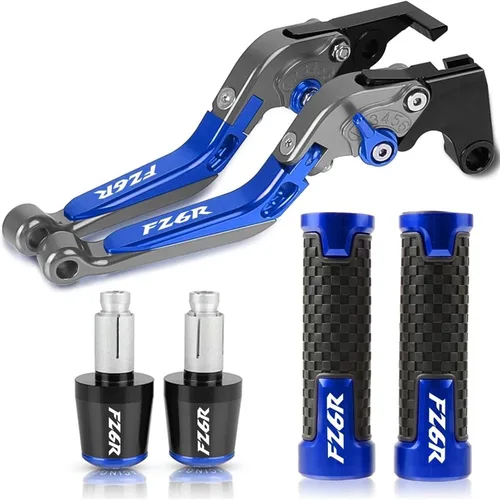 Vista 8 de Palancas de embrague de freno de motocicleta para manillar Yamaha FZ6R FZ 6R FZ-6R 2009 2010 2011 2012 2013 2014 2015 2016 2017 (Color : 1)