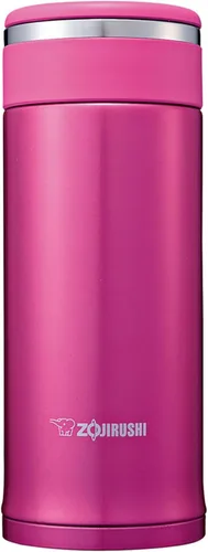 Vista 11 de Zojirushi SM-JE36-RC - Botella de agua con tornillo, taza de acero inoxidable, 12.2 onzas líquidas (0.36 L), color rojo transparente