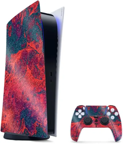 Vista 35 de MightySkins - Skin para juegos con purpurina brillante para PS5 y PlayStation 5, ágata amatista, acabado duradero con purpurina de alto brillo