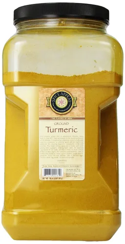 Vista 2 de Sazonador jerk jamaicano de Spice Appeal 1 Pound bulk bottle of natural, bright yellow culinary seasoning. Ideal for curries, golden milk lattes