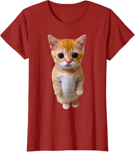 Vista 57 de El Gato Meme Sad Crying Cat Munchkin Kitty Meme Camiseta de moda Small Negro