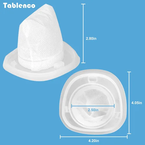 Vista 3 de Filtros de repuesto HNVCF10, compatibles con aspiradoras de mano Black and Decker Dustbuster HNVC215B10, HNV215B12, HNVC215BW52, HNVC115J06