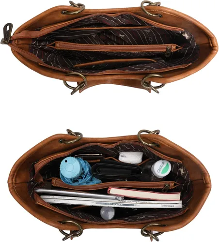 Vista 5 de Western - Bolso bandolera para mujer, con correa ajustable