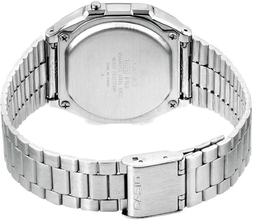 Vista 2 de Casio Colección Retro A168WA-1YES - Reloj digital para hombre con iluminación Plateado Digital movimiento de cuarzo