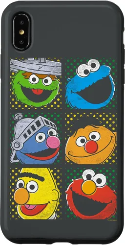 Vista 11 de Funda para iPhone 16 Sesame Street Group Squares