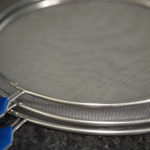 Vista 6 de Paquete de 3 pantallas de salpicaduras de grasa para cocinar en sartén, protector de acero inoxidable, protector de aceite caliente para detener