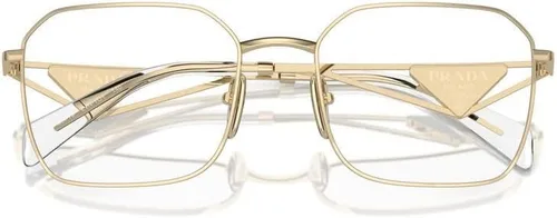 Vista 3 de Prada Marco de gafas PR A51V Pale Gold 5519140 mujer, Oro pálido