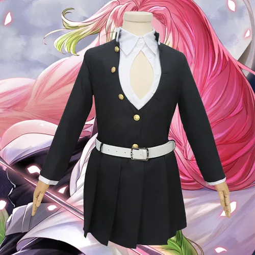 Vista 5 de Disfraz de cosplay para niñas, traje de kimono, uniforme de Halloween