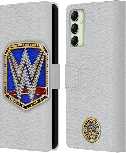 Vista 312 de Head Case Designs Officially Licensed WWE Cruiserweight Champion Title Belts Leather Wallet Case Compatible with Samsung Galaxy A07 4G Campeón