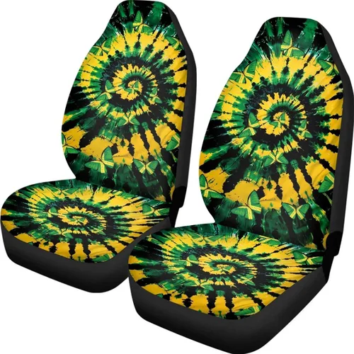 Vista 43 de UNICEU Juego de 2 fundas de cojín para asiento de automóvil, diseño de calavera gótica negra, lavable, accesorios interiores antideslizantes
