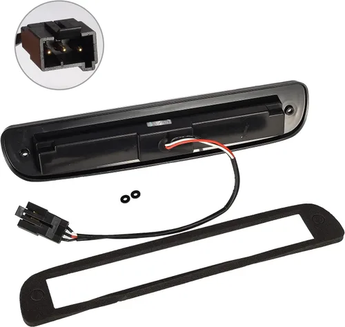 Vista 4 de Partsam Luz de freno de montaje alto LED de tercera luz de freno de repuesto para F250 F350 F450 F550 1999-2016/Ranger/serie B Tercera luz de freno