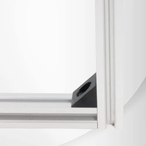 Vista 6 de Soporte de esquina angular de aluminio 2020 con tornillos M5x10mm y tuercas en T para perfil de extrusión de aluminio de la serie 2020 de 0.236 in