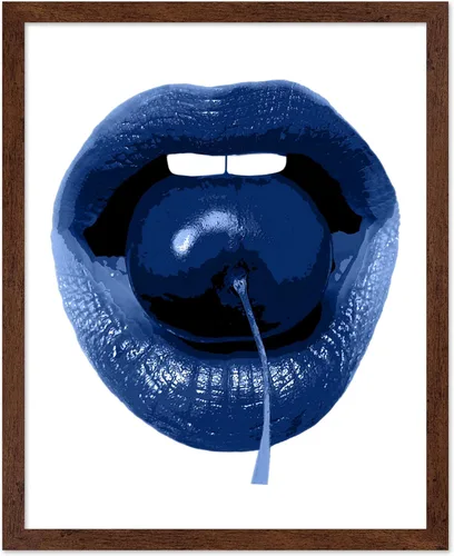 Vista 19 de Poster Master Impresión de labios dorados, póster de mordida de labio, arte moderno y minimalista, regalo bohemio para hombres y mujeres, diseño