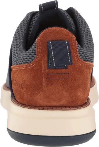 Vista 3 de Cole Haan Tenis Grand Atlantic para hombre, Marine BlueBritish Tan