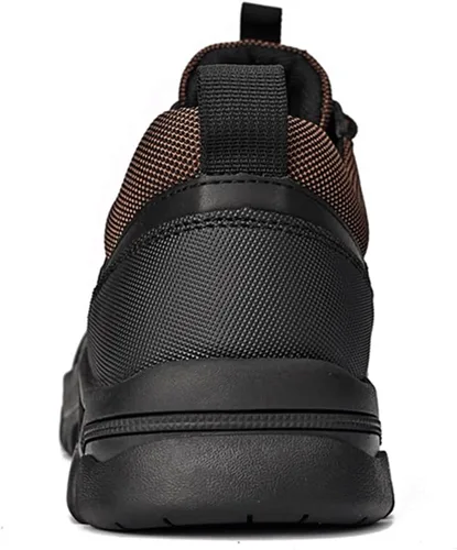 Vista 4 de Men's Hiking Casual Low Height Leather Outdoor Comfortable Breathable Non-Slip Trailing Trekking Walking Climbing Work Shoes