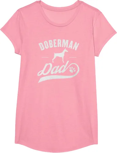 Vista 75 de Doberman Dad - Camiseta para amante del dueño del perro, Negro, S