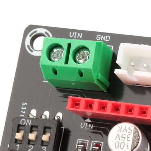 Vista 7 de Jeanoko DRV8825/A4988 Placa de expansión de controlador de motor paso a paso estable Módulo de control de impresora 3D para impresora 3D (2)