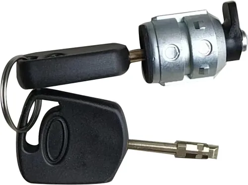 Vista 4 de Kit de llave de giro de cilindro de cerradura de puerta de combustible con 2 llaves compatible con Ford Transit Connect 4 puertas 2.0L 2010 2011