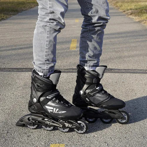 Vista 3 de FILA Legacy Comp Patines en línea de fitness para hombres y mujeres - Tecnología Air Flow, estructura ligera de compuesto, ruedas de 80 mm/3.15