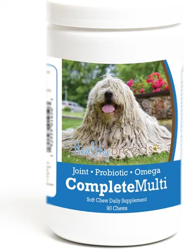 Vista 112 de Healthy Breeds Affenpinscher todo en uno multivitamínico suave masticable 60