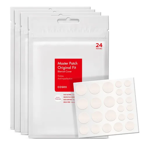 Vista 10 de COSRX - Master parche para acné espinillas A.D.F. Apósito hidrocoloide Tratamiento rápido y fácil Pimple Stickers for Blemishes and Zits