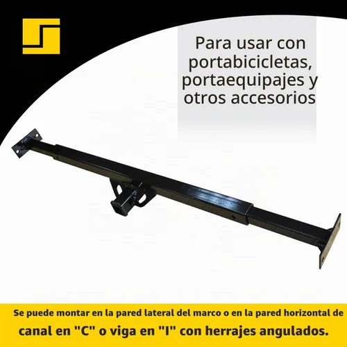 Vista 3 de Stromberg Carlson CC-300 - Enganche ajustable para accesorios – Receptor de enganche para portabicicletas y portaequipajes, ideal para la parte