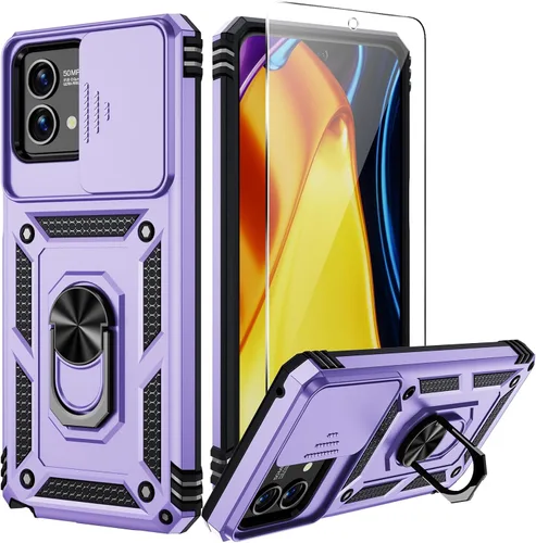 Vista 14 de Funda para Moto G Stylus 5G 2023, (No para la versión 4G), Cubierta para Lente de Cámara, Protector de Pantalla HD, Protección contra Caídas