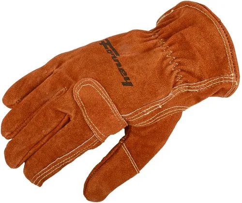 Vista 2 de Forney Guantes de trabajo de cuero vacuno premium para cercadores, para hombres