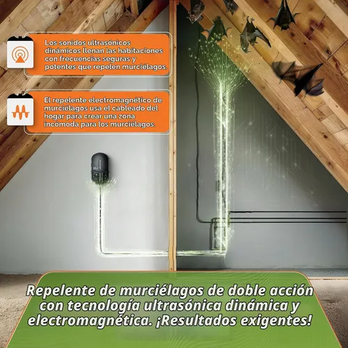 Vista 4 de BEU - Unidad de expulsión de murciélagos, edición negra medianoche