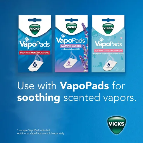 Vista 6 de Vicks Humidificador de niebla fría filtrada Starry Night, habitaciones medianas a grandes, tanque de 1 galón - Humidificador de niebla fría