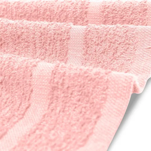 Vista 6 de Avalon Towels Wash Cloths for Showering 24 Pack Face Towels 100% Cotton Baby Pink Washcloths 12x12 Wash Rags, Facial Towel, Fingertip Towel,Bath Rags