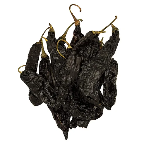Vista 2 de 1lb Pasilla Negro Chilaca Pimientos Secos de Chile Enteros