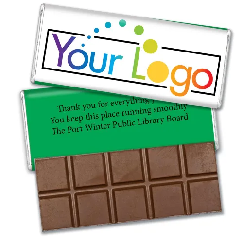 Vista 25 de 12pk Personalizado Promocional Añadir Su Logo Barras De Chocolate Belgas