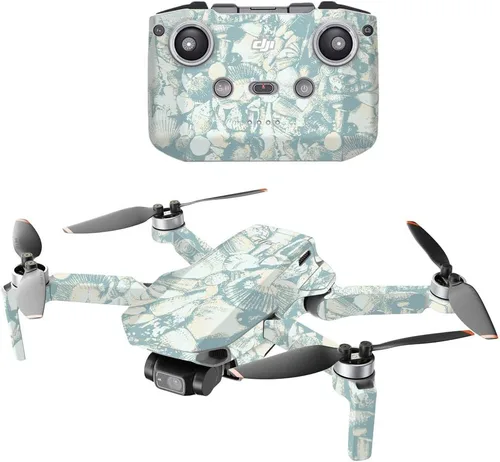Vista 11 de MightySkins - Compatible con DJI Mini 2 Dron portátil – Madera abstracta Funda protectora de vinilo duradera y única Fácil de aplicar, quitar