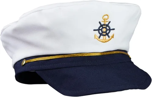 Vista 3 de Conjunto de traje de marinero náutico con sombrero, para niños pequeños