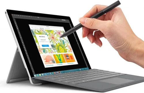 Vista 6 de BoxWave Lápiz óptico compatible con Acer Spin 5 (SP513-53N) - ActiveStudio MPP2.0 Active Stylus, lápiz óptico electrónico MPP2.0 con punta
