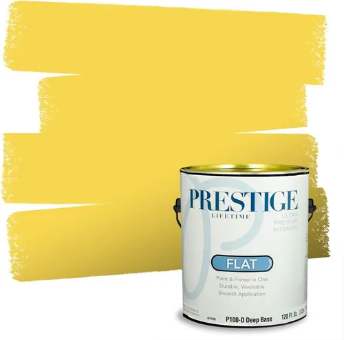 Vista 212 de PRESTIGE Pinturas de pintura exterior e imprimación en uno, 1 galón, plano, combinación comparable de Benjamin Moore* Pila de heno