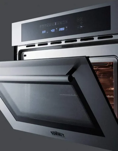 Vista 4 de Summit CMV24 - Horno de pared (acero inoxidable)