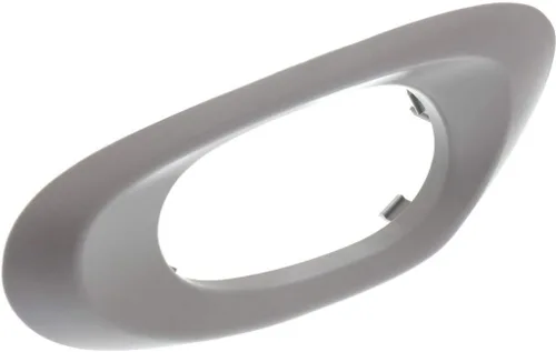 Vista 3 de Moldura para manija de puerta Chevy Trailblazer 2002-2009 para lado del conductor Trasera Interior Gris texturizado Solo bisel Plástico