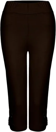 Vista 3 de PANOEGSN Capris de talla grande para mujer, lindos leggings recortados, cintura alta, control de abdomen, pantalones de yoga, pantalones cortos