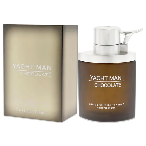 Vista 4 de Myrurgia Yacht Man Eau de Toilette en espray para hombre, chocolate, 3.4 onzas