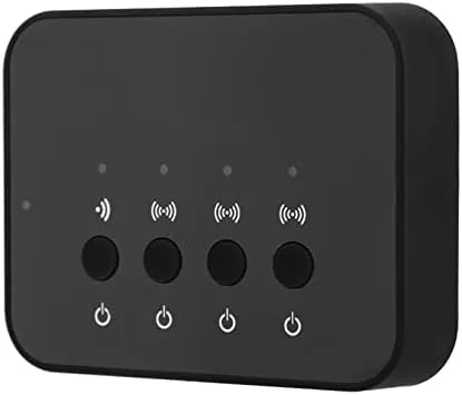 Vista 7 de Receptor transmisor Bluetooth, adaptador de audio de 0.138 in, 1 entrada y 3 salidas, uso compartido estéreo, dispositivo de audio inalámbrico