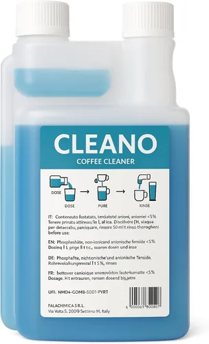 Vista 2 de CLEANO Limpiador espumador de leche, limpiador de espuma de leche para máquinas de café. Alcalino hasta 32 limpiadores y accesorios de barista